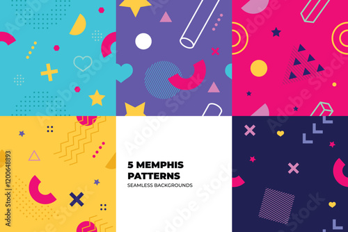 Memphis Background Set