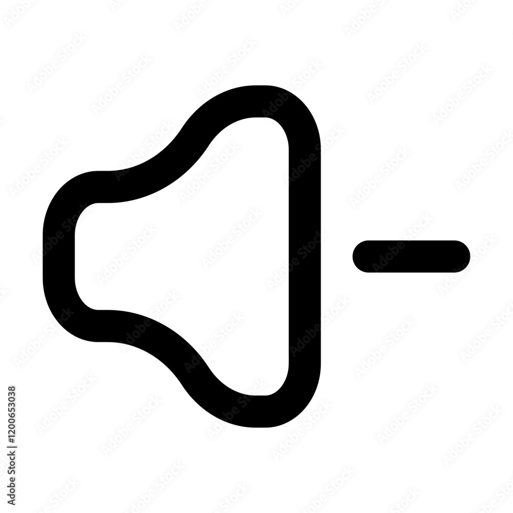 volume down icon vector illustration style volume down icon vector illustration style
