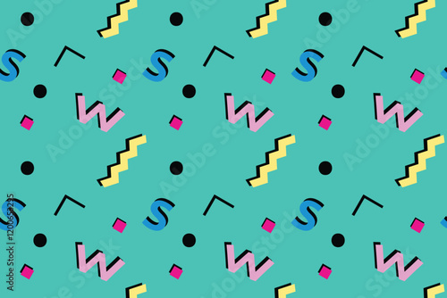 Turquoise Seamless Background