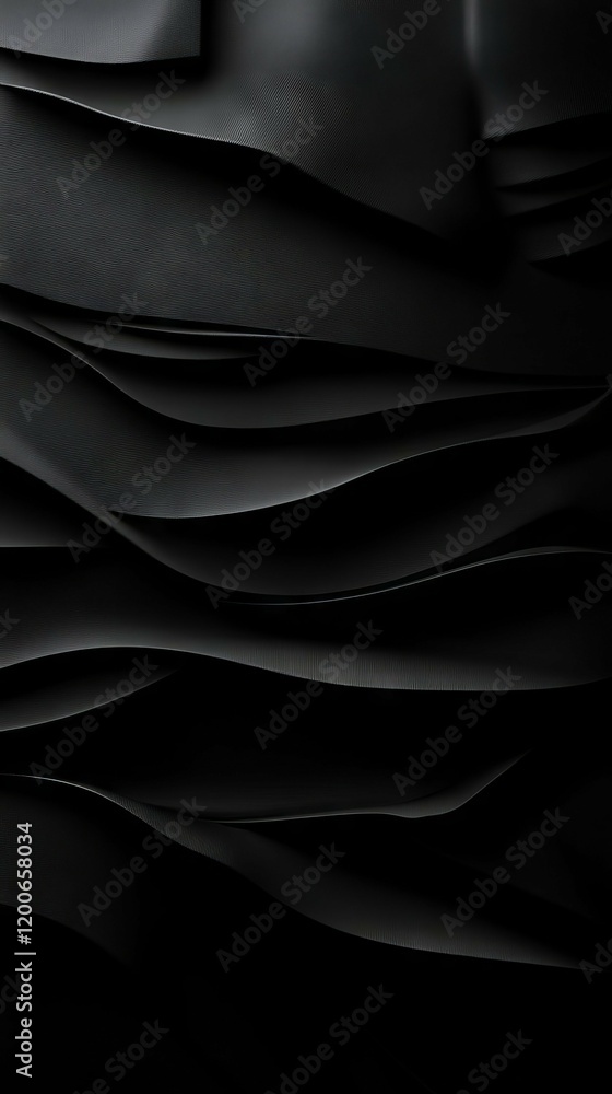 Obraz premium Dark Abstract Wave Design Background