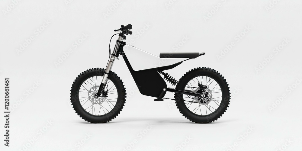 Obraz premium Sleek electric motorbike design. AI.