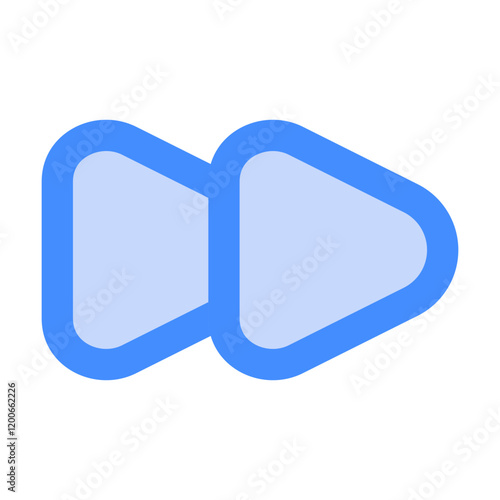 backward forward icon vector illustration style
