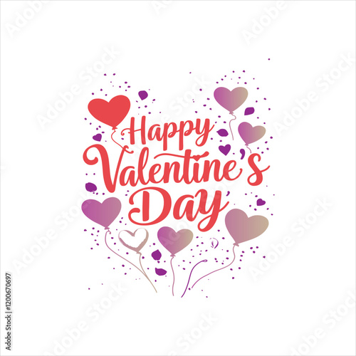 T-shirt design ,Happy valentine's Day, vector art illustration.