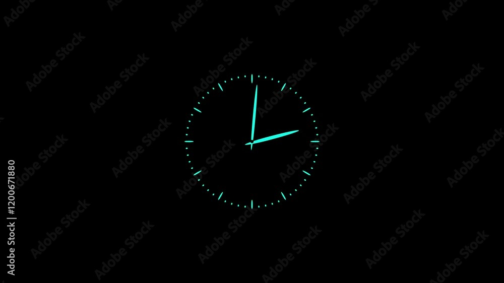 clock animation, time lapse clock video concept clock animation, time lapse clock video concept