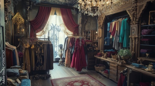 Opulent Vintage Boutique: A Luxurious Clothing Emporium