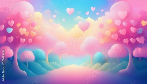 Valentine's day themed background