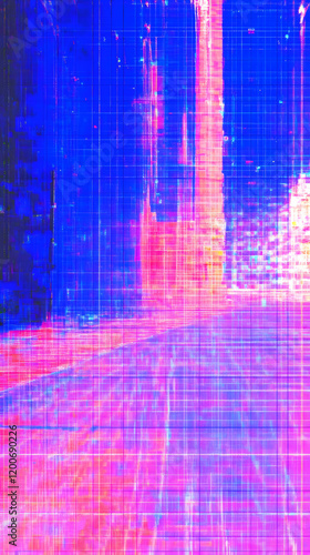 Abstract Background Shows V...