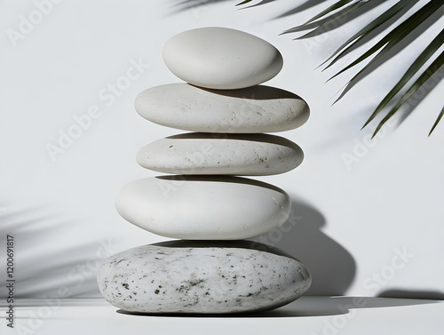 Stack of Balancing Stones w...