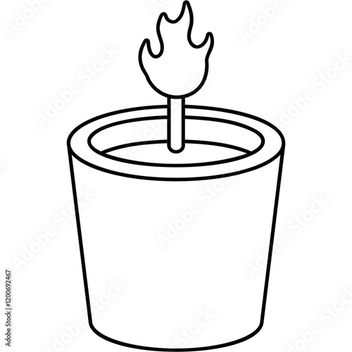 Scented Candle Icon