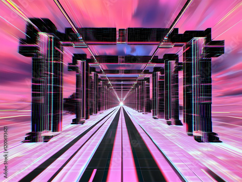 Abstract 3D Illustration: F...