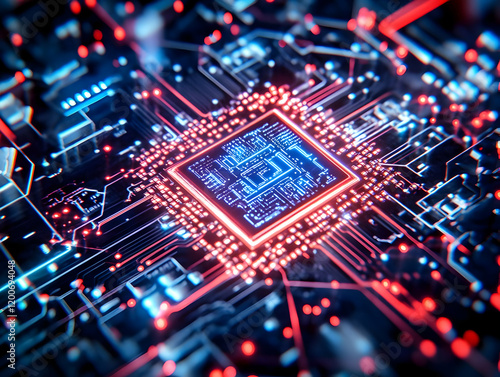 Close-up of Circuit Board S...