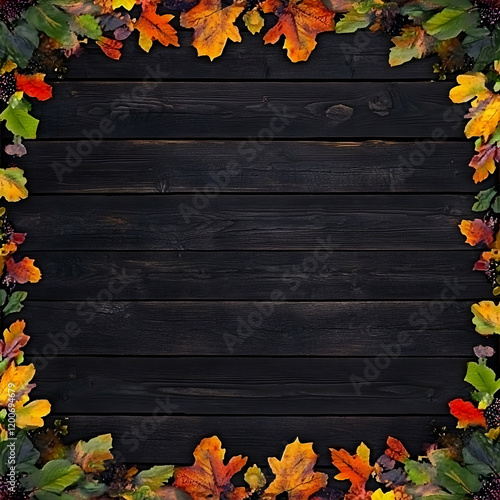 Autumn Leaves and Berries B...