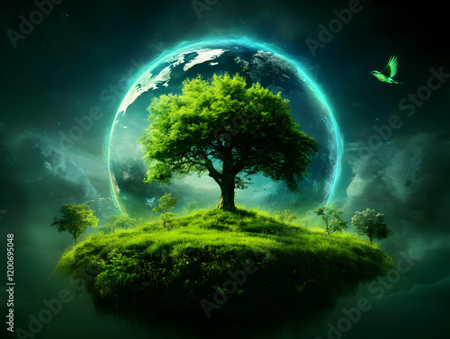 Green Island Floating with ...