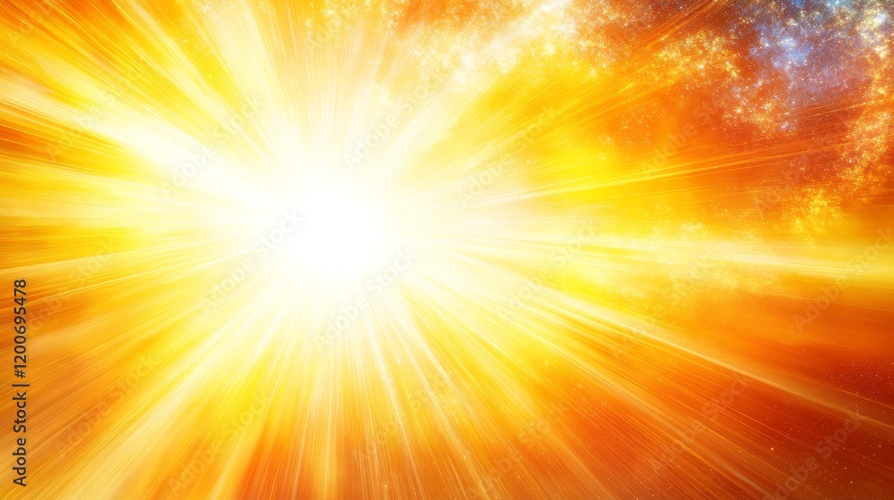 Celestial Burst Radiant Light and Cosmic Glow Celestial Burst Radiant Light and Cosmic Glow