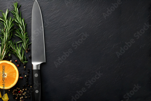Chef's Knife, Rosemary, Ora...