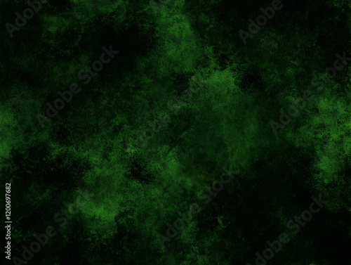 Dark Green Abstract Backgro...