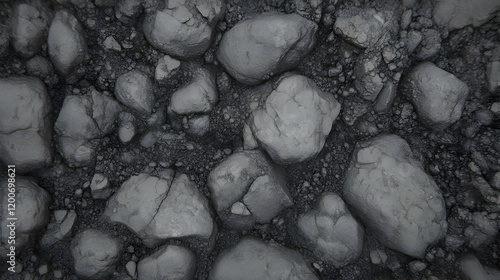 Dark Gray Rock Formation Sh...