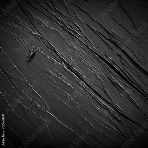 Dark Slate Stone Texture Ba...