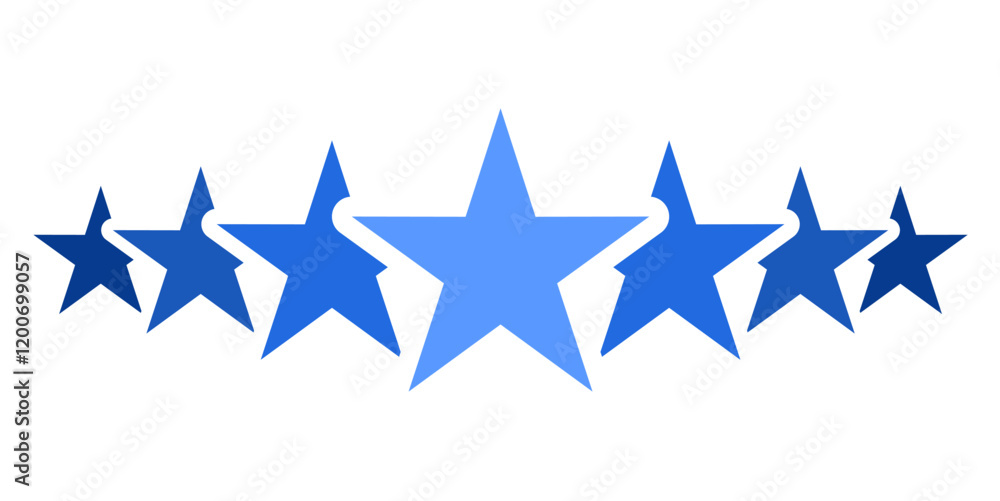 Y2K Aesthetic Sparkling Stars Retro Trendy Minimalistic Abstract Design for Futuristic Digital Graphics, Posters and Illustration Resources