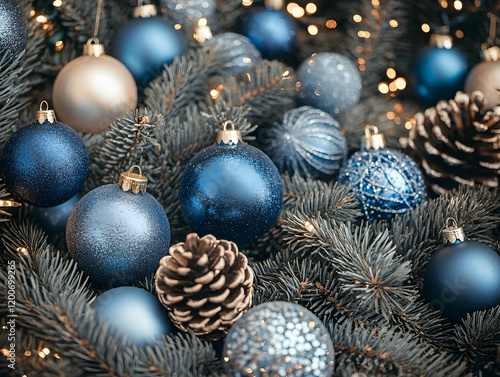 Blue and Silver Christmas O...