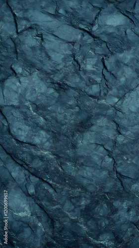 Dark Blue Rock Texture Back...