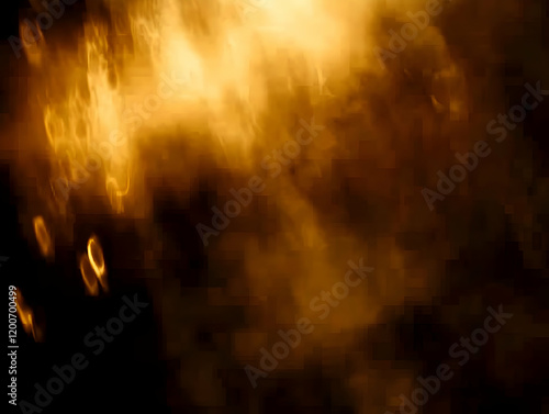 Abstract Orange and Brown S...