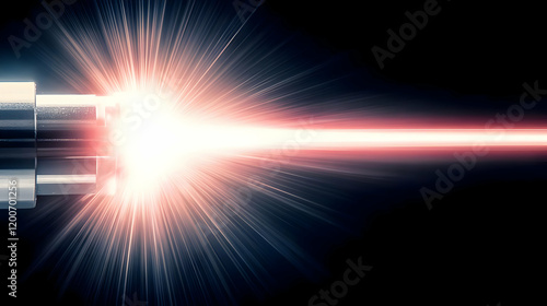 Laser Beam Shoots from Meta...