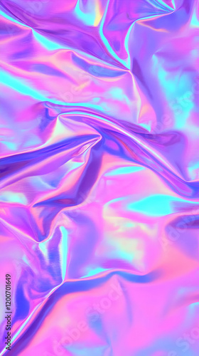 Iridescent holographic fabr...