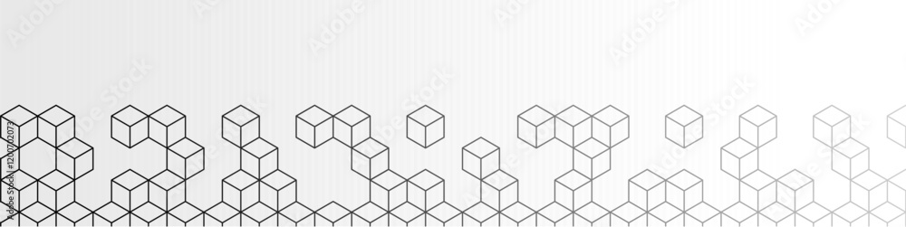Dynamic Geometric Cube Background Illustration, Minimalistic 3D Abstract Design with White Gradient, Perfect for Modern Digital Themes, Presentations, and Creative Visual Projects Dynamic Geometric Cube Background Illustration, Minimalistic 3D Abstract Design with White Gradient, Perfect for Modern Digital Themes, Presentations, and Creative Visual Projects