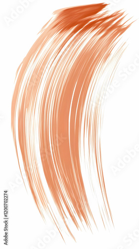 Abstract Orange Brush Strok...