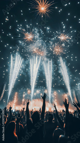 Fireworks Explode Over a Ch...