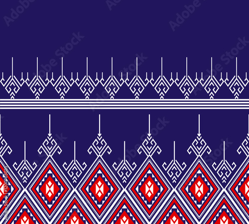 Geometric ethnic oriental seamless pattern traditional Design for background, carpet, wallpaper, clothing, wrapping, Batik, fabric, Vector, illustration, embroidery style, Sadu