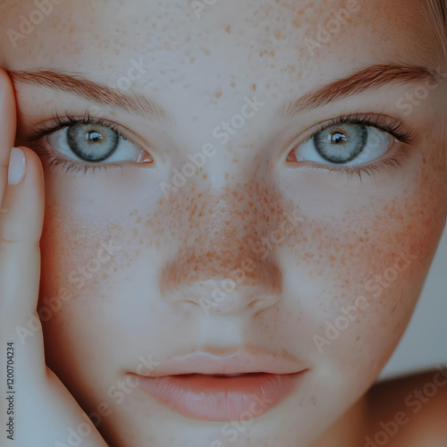 Close-up Portrait of a Girl...
