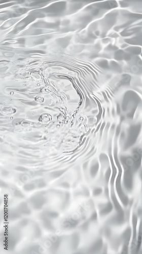 Clear Water Ripples and Bub...