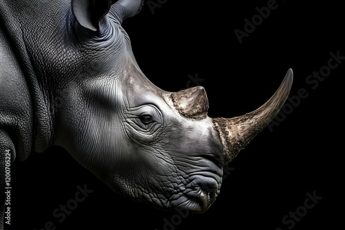 Close-up of a Rhinoceros He...