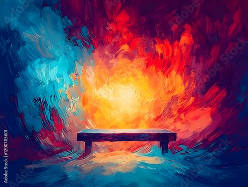 Abstract Background with Vi...