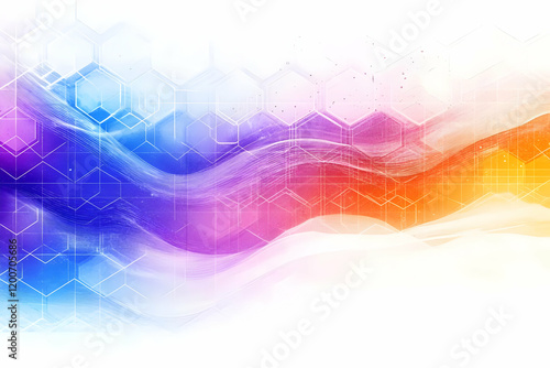Abstract Background Shows W...