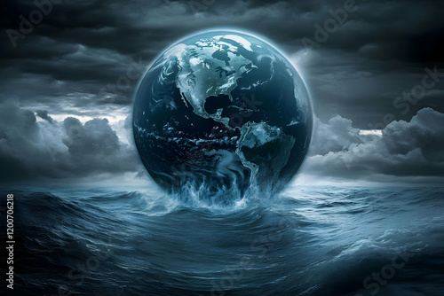Oval-Shaped Earth Emerging ...