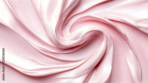 Pink creamy liquid texture ...