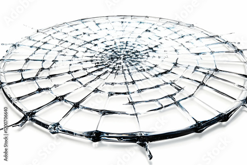 Shattered Glass Circle with...