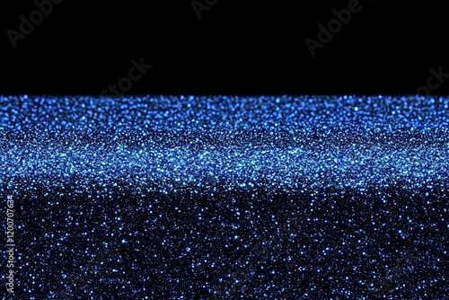 Sparkling Blue Glitter Text...