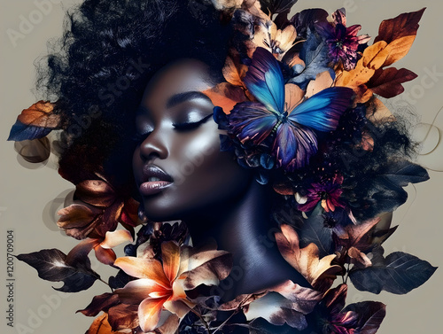 Artistic portrait of Black ...