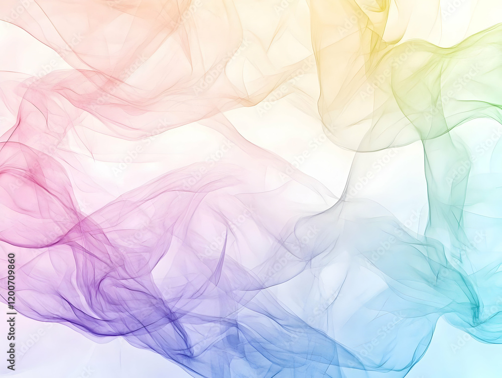 Fototapeta premium Abstract Background Creates Soft, Flowing Pastel Hues and Delicate Textures for Modern Design.