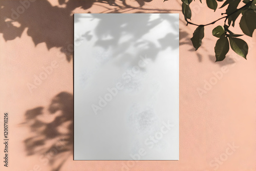Blank White Paper Sheet on ...