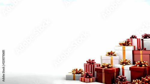 Gift Boxes with Ribbons Cre...