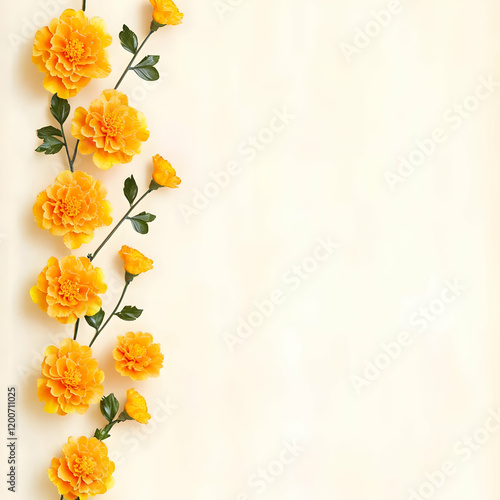 Vibrant Orange Marigold Flo...