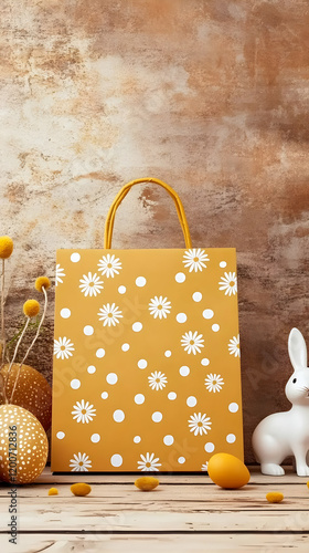 Easter Shopping Bag with Bu...