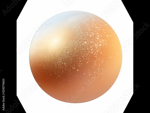 Golden Egg with Sparkles Sh...