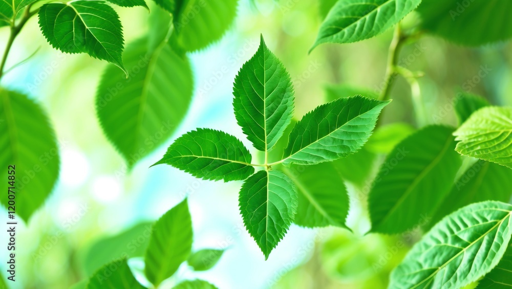 green leaf, nature background and copy space green leaf, nature background and copy space