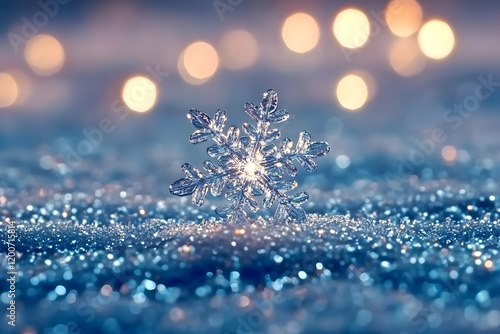 Sparkling Snowflake Glows o...